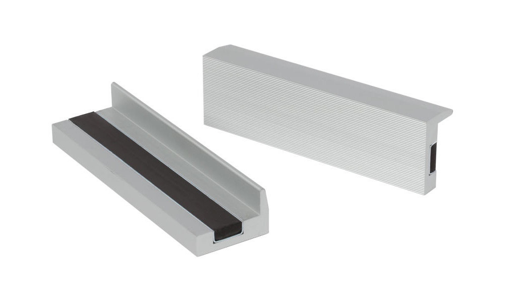Tööriist Cyclus Tools protective aluminum vice jaws finely grooved magnetic 100 mm 2 tk. (720317) 