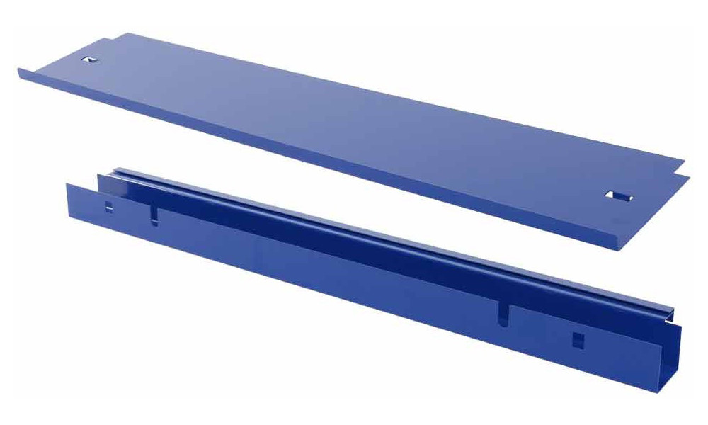 Töötoa lauaosa Cyclus Tools System 500 media board 10 x 100 x 6 cm for perforated wall 720810 blue (720811) - 1