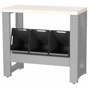 Töötoa lauaosa Cyclus Tools System 500 trash can 25 liters for workbench 720851 anthracite 3 tk. (720855)