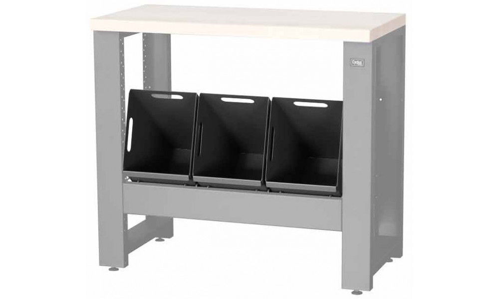 Töötoa lauaosa Cyclus Tools System 500 trash can 25 liters for workbench 720851 anthracite 3 tk. (720855) 