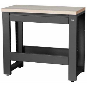 Töötoa laud Cyclus Tools System 500 89 x 100 x 50 cm with pull-out drawer anthracite (720858)