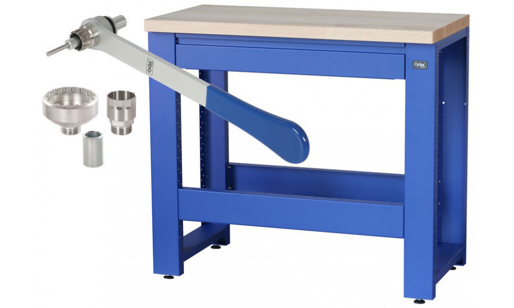 Töötoa laud Cyclus Tools Ronny System 500 3-piece 89 x 100 x 50 cm blue (720889) 