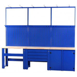 Töötoa laud Cyclus Tools Ingo System 500 20-piece 259 x 300 x 50 cm blue (720899)