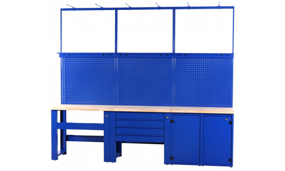 Töötoa laud Cyclus Tools Ingo System 500 20-piece 259 x 300 x 50 cm blue (720899) 