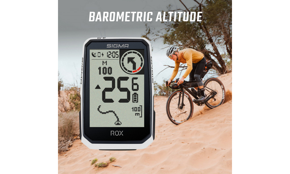 Rattakompuuter SIGMA ROX 4.0 Endurance GPS White - 9