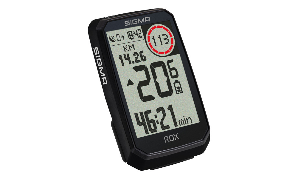 Rattakompuuter SIGMA ROX 4.0 Endurance GPS Black HR Set - 3