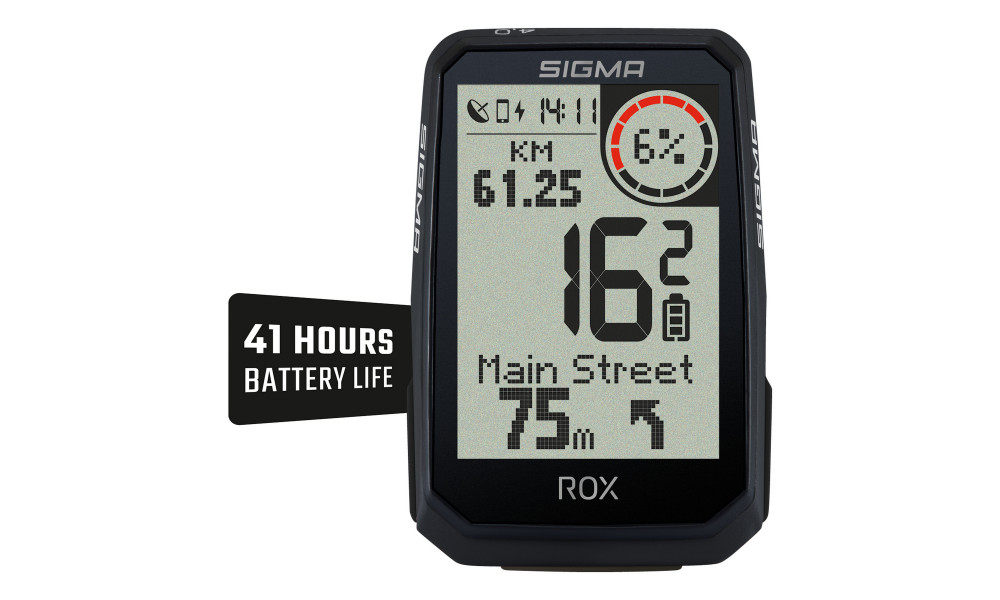 Rattakompuuter SIGMA ROX 4.0 Endurance GPS Black Sensor Set - 2
