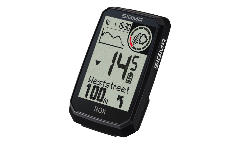 Rattakompuuter SIGMA ROX 4.0 Endurance GPS Black Sensor Set - 5