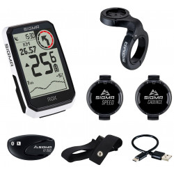 Rattakompuuter SIGMA ROX 4.0 Endurance GPS White Sensor Set