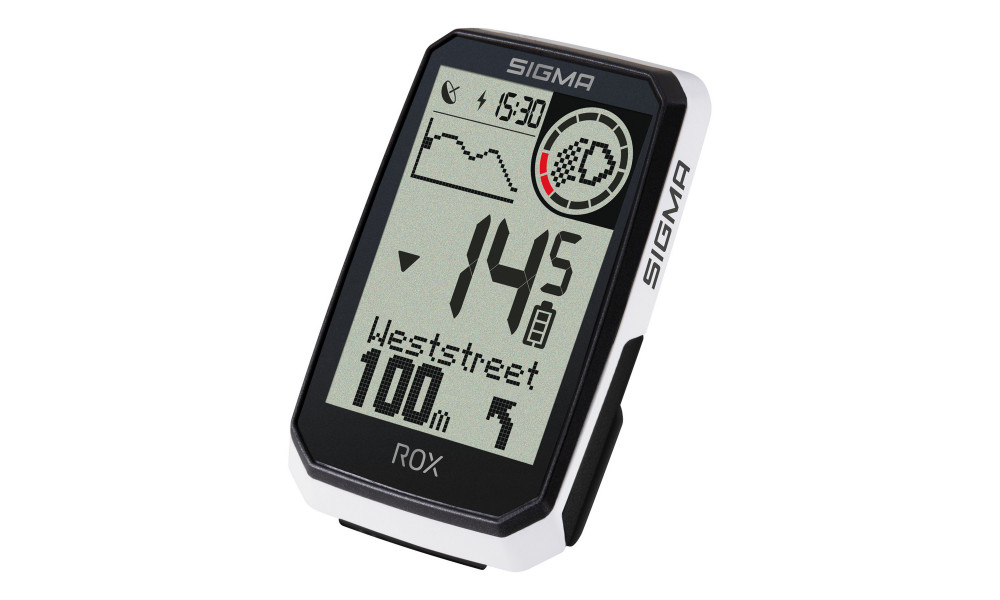 Rattakompuuter SIGMA ROX 4.0 Endurance GPS White Sensor Set - 4