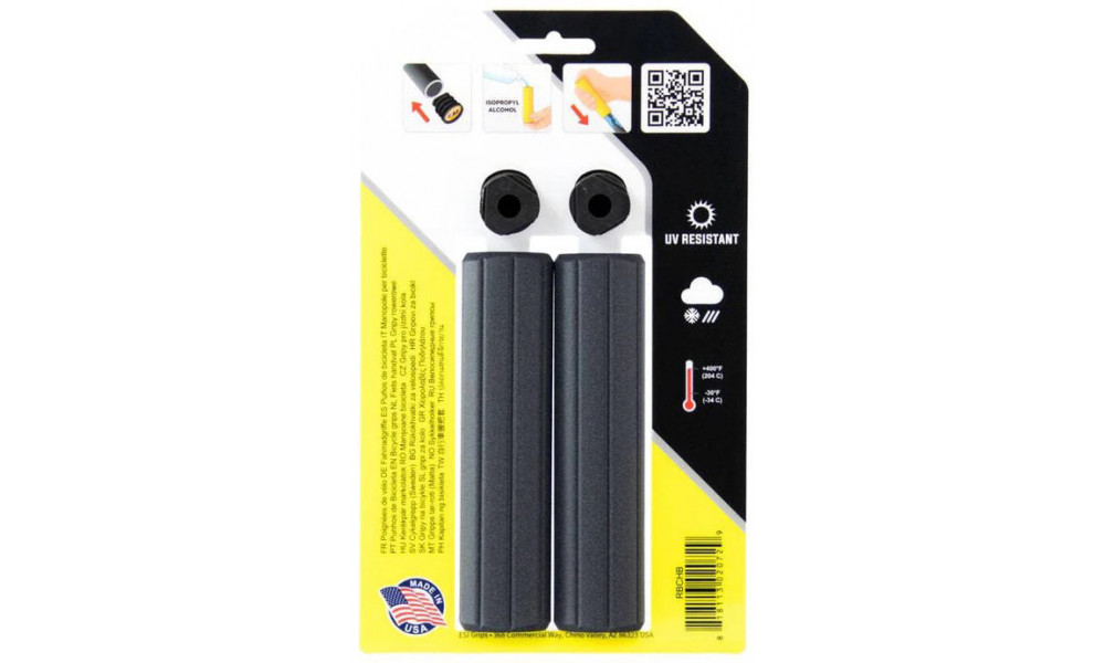 Käepidemed ESI Ribbed Chunky black - 2