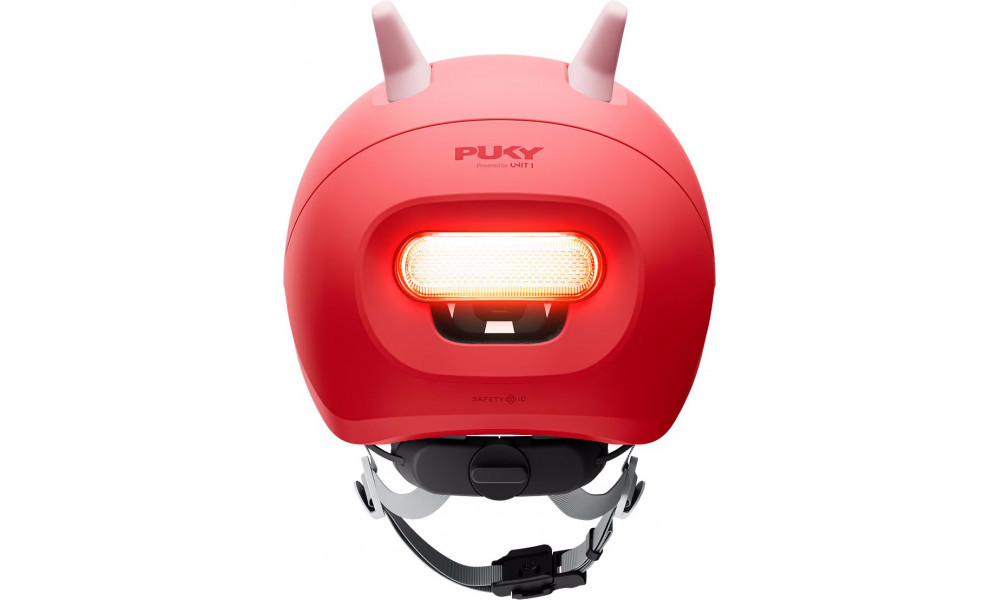 Kiivri PUKY Sparky Junior + lamp red - 3