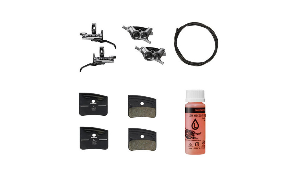 Eesmised ja tagumised ketaspidurid Shimano XTR BL-M9220 (L) + BR-M9220 (F/R) 4-Piston J-Kit hydraulic post mount - 1