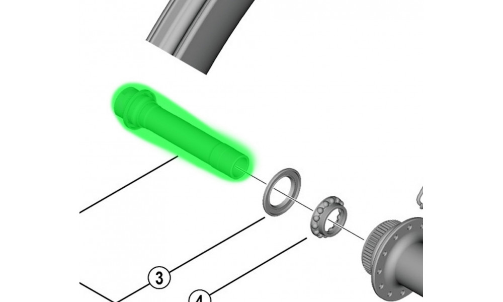 Esirummu telg Shimano WH-RS710-C32-TL-F 
