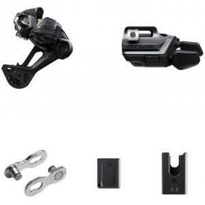 Ülekande osade uuenduskomplekt Shimano DEORE Di2 RD-M6250 SGS + SW-M6250-IR I-Spec EV 1x12-speed