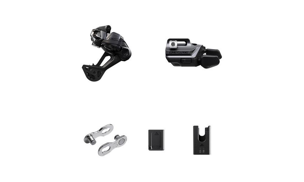 Ülekande osade uuenduskomplekt Shimano DEORE Di2 RD-M6250 SGS + SW-M6250-IR I-Spec EV 1x12-speed 