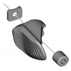 Käiguvahetuse käigukangi remondikomplekt Shimano SW-M9250-R Lever X Unit