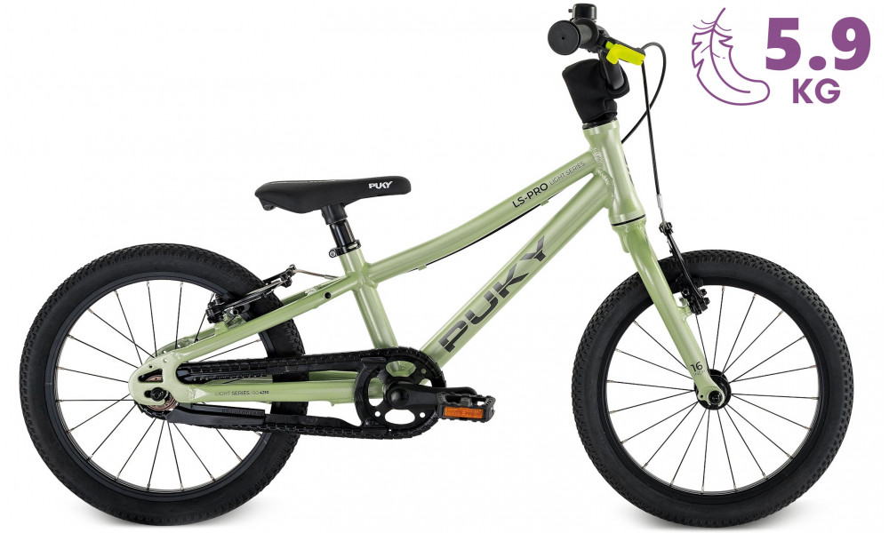 Jalgratas PUKY LS-PRO 16 Alu mint green/anthracite - 3