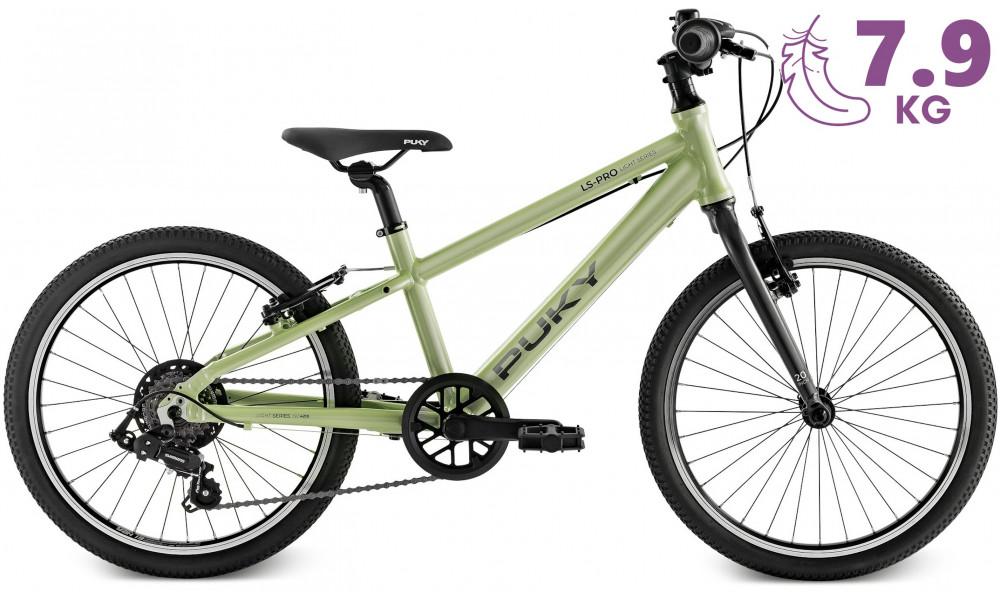 Jalgratas PUKY LS-PRO 20-7 Alu mint green/anthracite - 3