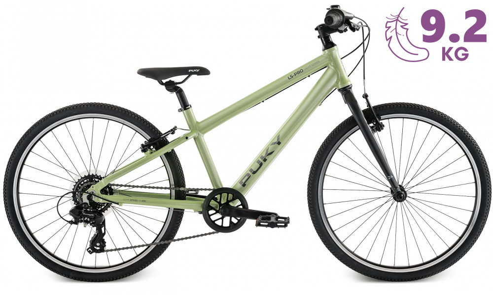 Jalgratas PUKY LS-PRO 24-8 Alu mint green/anthracite - 3