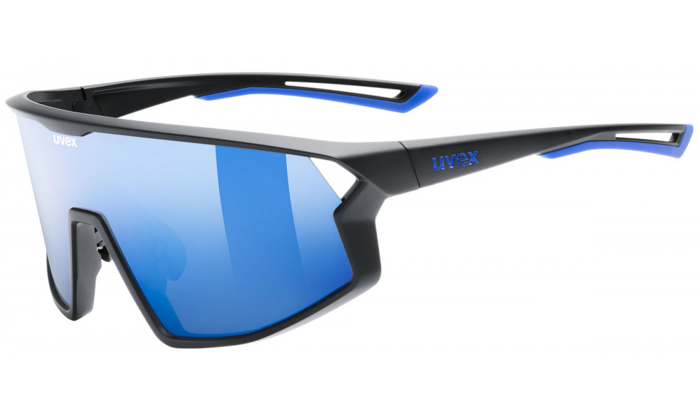 Prillid Uvex skyryse black matt / mirror blue - 1