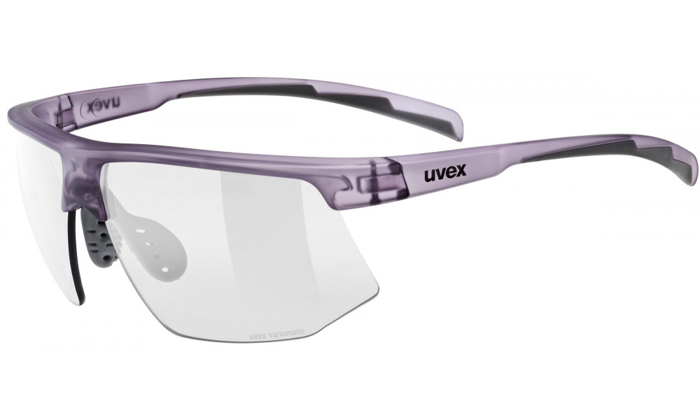 Glasses uvex aerios s V purple matt trans / smoke - 1