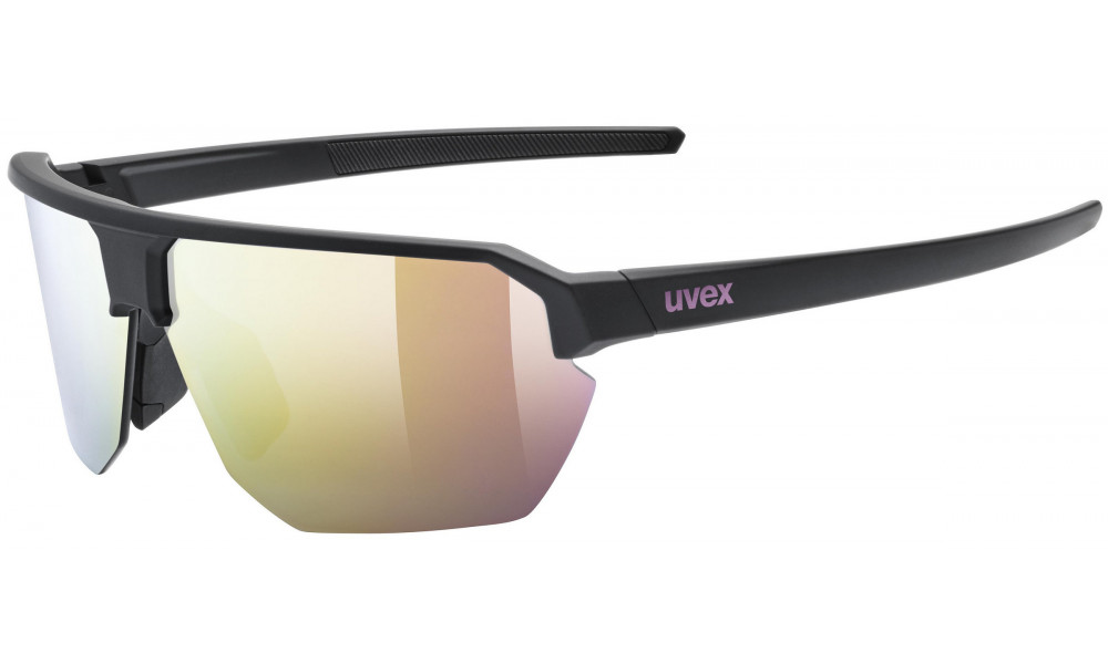 Glasses uvex vectiv black matt / mirror pink - 1