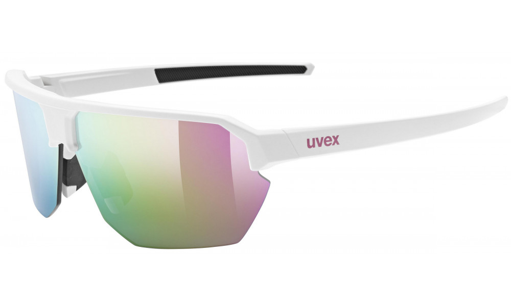 Glasses uvex vectiv white matt / mirror pink - 1