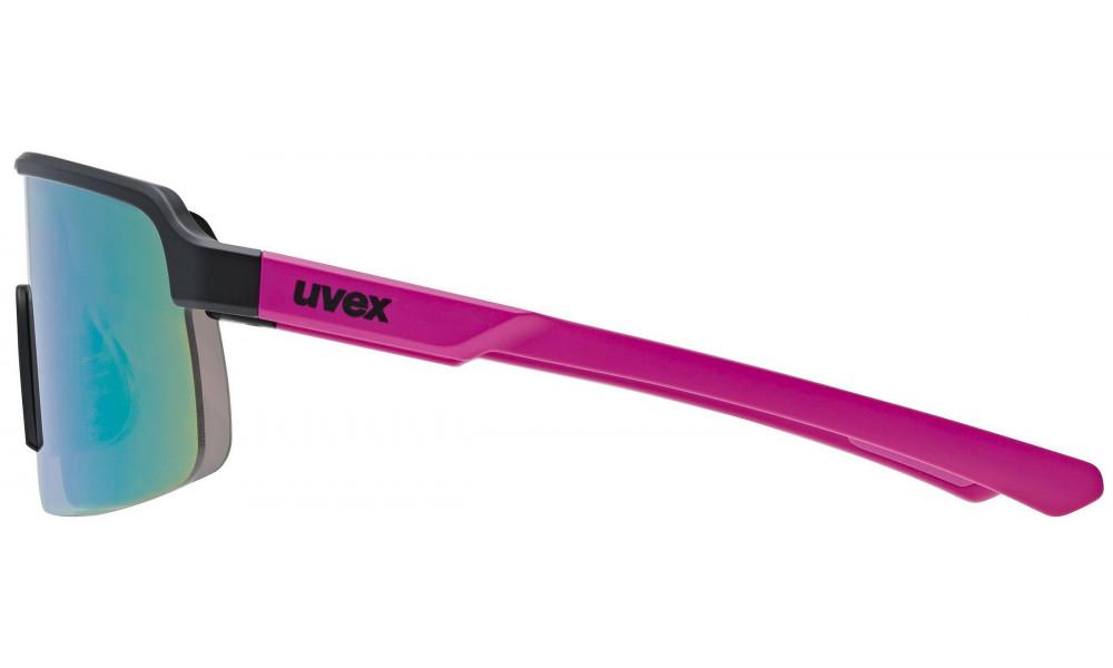 Glasses uvex dyrt jr. black-pink matt / mirror pink - 2