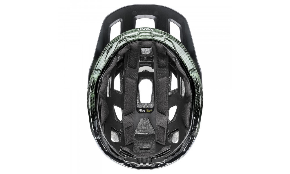 Kiivri Uvex react MIPS moss green-black matt - 4