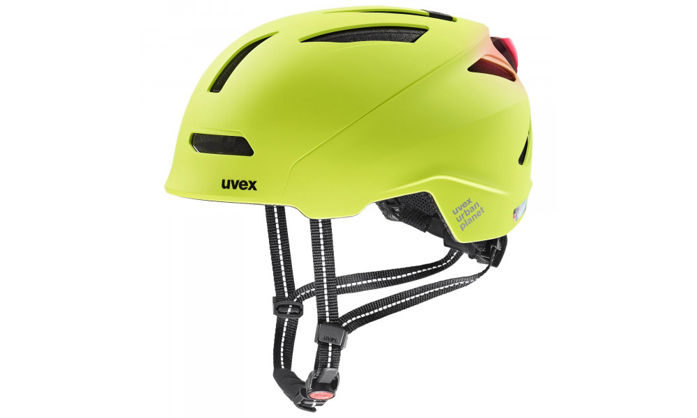 Kiivri Uvex urban planet LED lime matt - 5