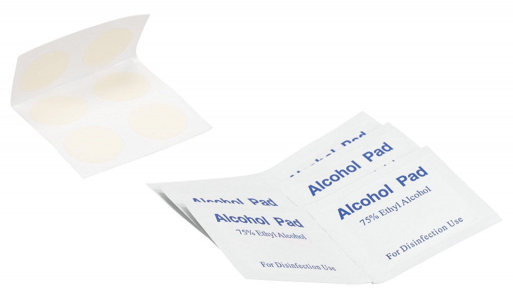 Kummiparanduskomplekt Ontrack TPU 6pcs. Glueless patches + 6pcs. cotton wipes 