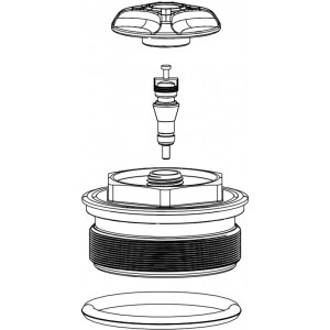 Amordi hooldusosa Rockshox Soloair top cap 35mm Boost Pike A2 Lyrik A1+ Yari A1+ Revelation A1+ Pike DJ 2017+