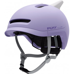 Kiivri PUKY Sparky Junior + lamp violet