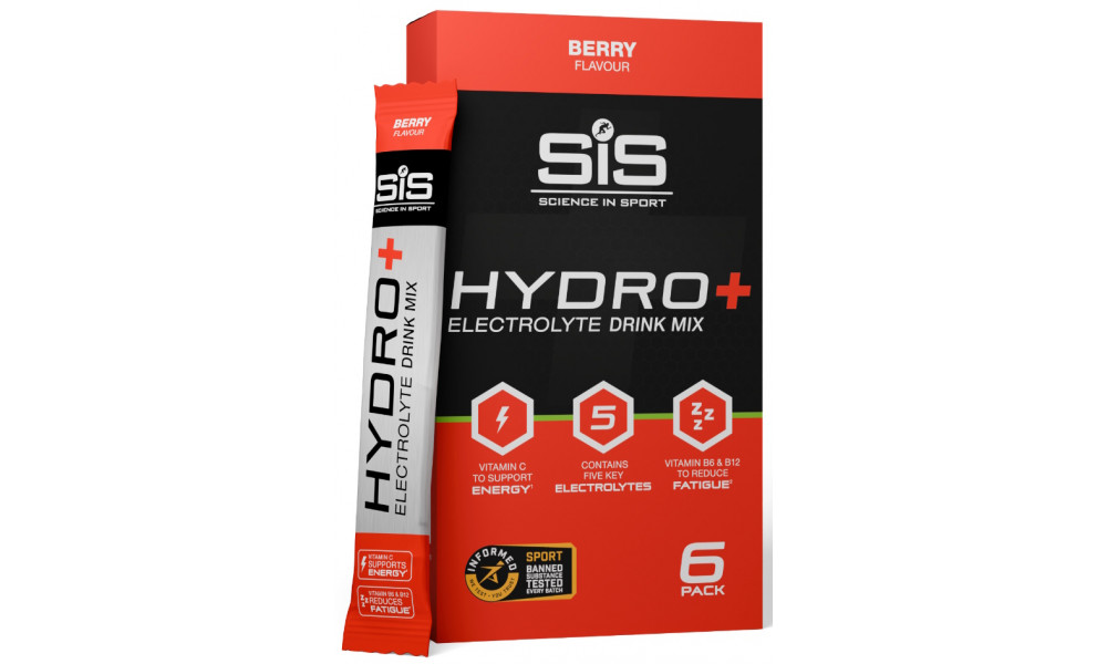Energia joogipulber SiS GO Hydro+ Berry 6x4.5g - 1