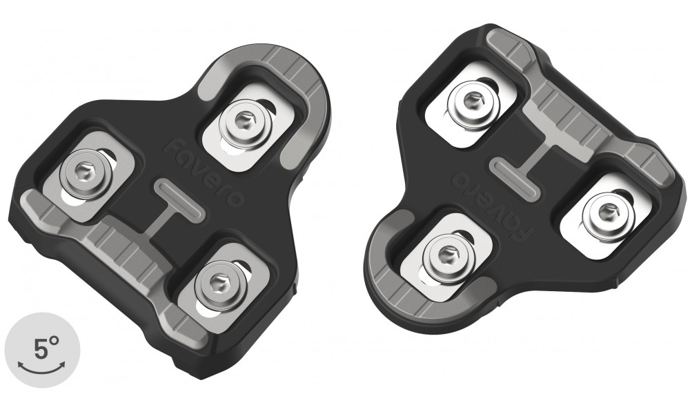Pedaaliklotsid Favero Assioma PRO RL / Look-Keo 5° grey 