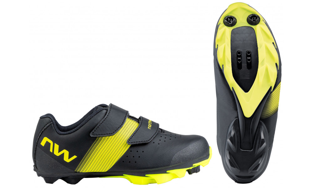 Rattakingad Northwave Hammer Junior MTB XC black-yellow fluo - 1