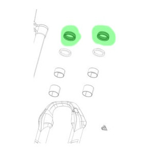 Amordi hooldusosa Rockshox bottomless token 35mm (3 tk.)