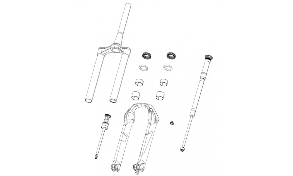 Amordi hooldusosa Rockshox lower leg SID SL C1 Ultimate blue 