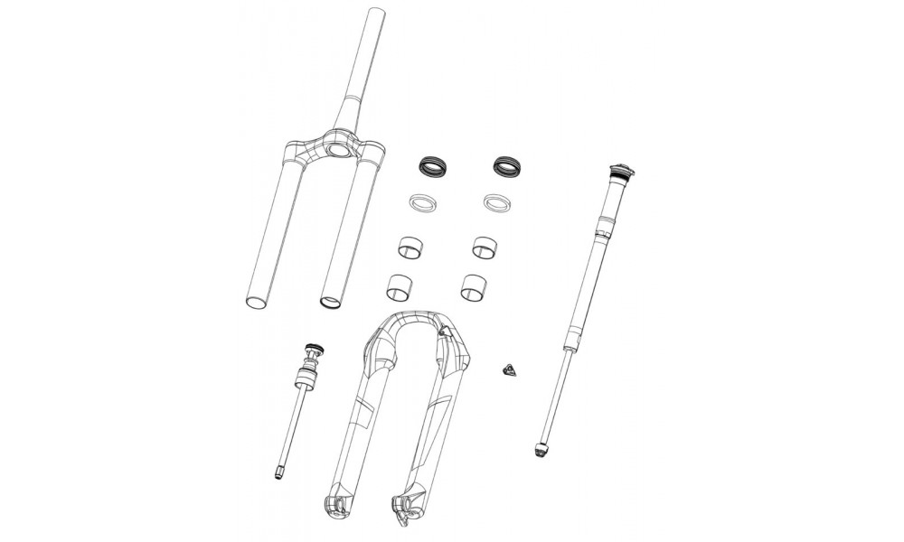 Amordi hooldusosa Rockshox crown/steerer/upper (CSU) SID DebonAir 29" 51mm offset 80-100mm 