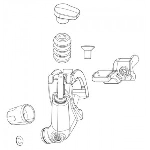 Amordi remondikomplekts Rockshox XLoc Full Sprint Lever