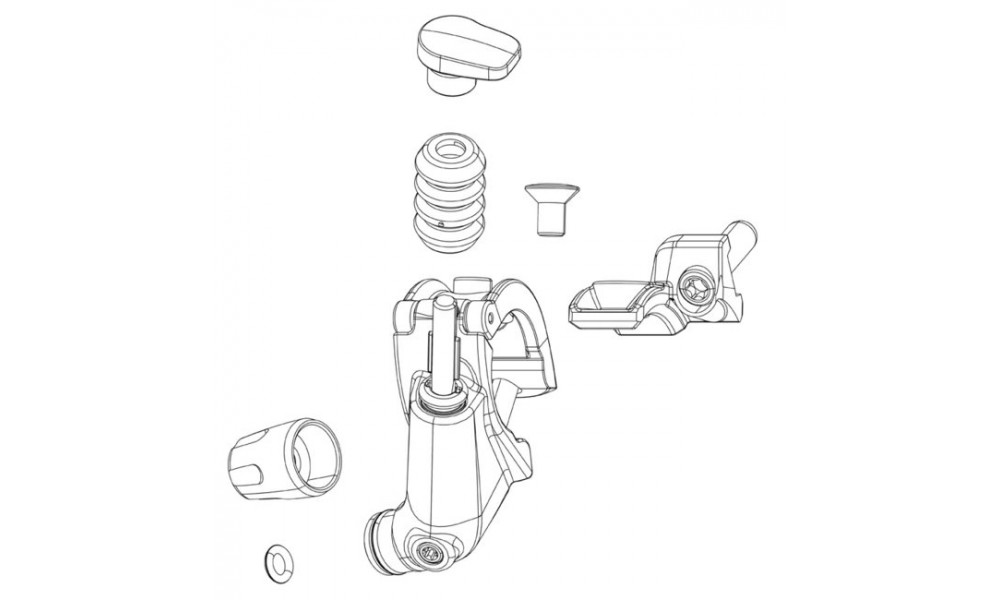 Amordi remondikomplekts Rockshox XLoc Full Sprint Lever 