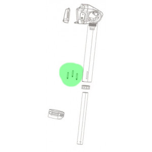 Sadulaposti hoolduskomplekt Rockshox brass keys Size 3 Reverb A1/B1/Reverb AXS 2020+ (3 tk.)