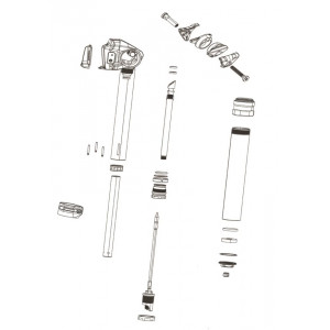 Sadulaposti hoolduskomplekt Rockshox inner seal head Ucup Rockshox Reverb Stealth (10 tk.)