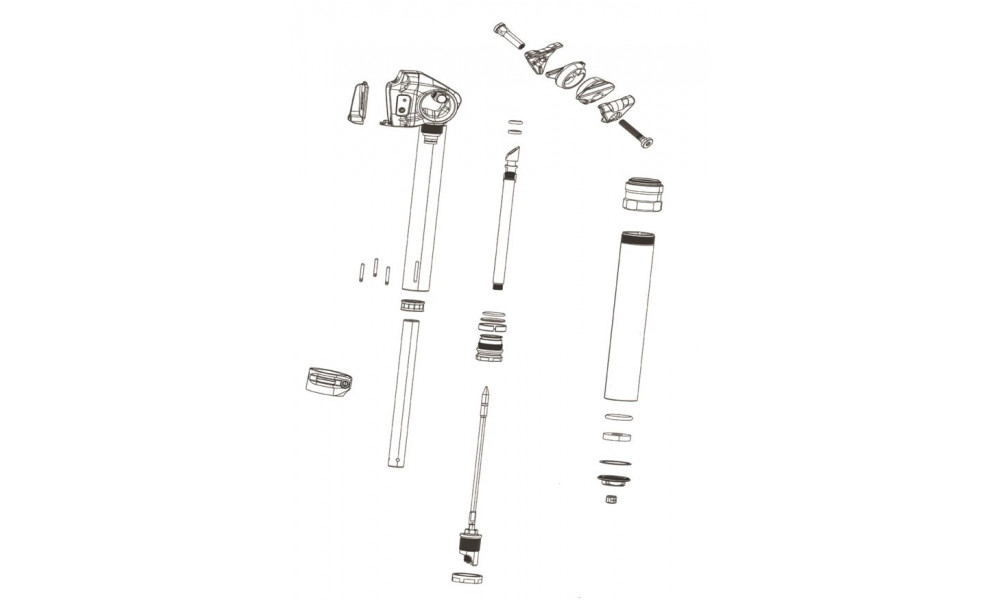 Sadulaposti hoolduskomplekt Rockshox inner seal head Ucup Rockshox Reverb Stealth (10 tk.) 