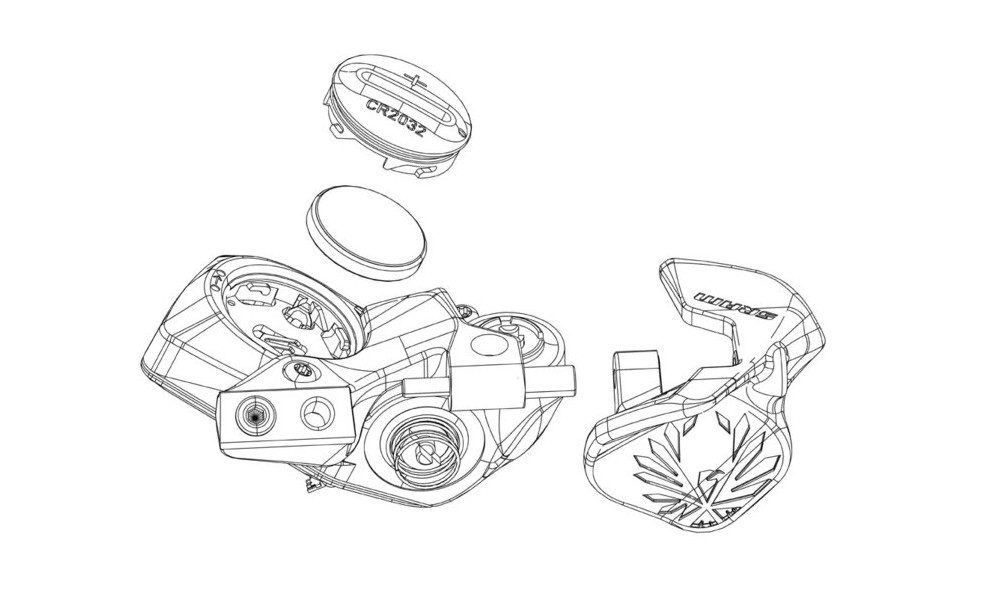 Käiguvahetuslingi hoolduskomplekt SRAM mounting eTap AXS Wireless Blip 