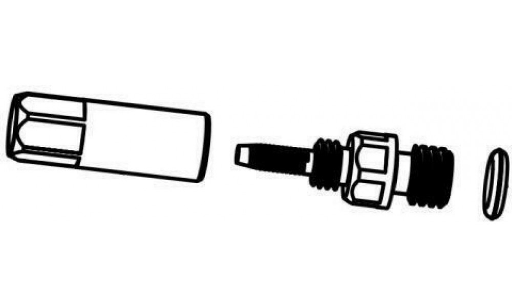 Sadulaposti hoolduskomplekt Rockshox hose barb Reverb 