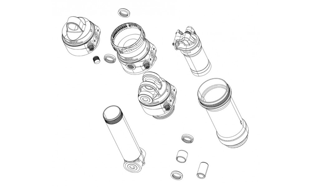 Tagaamordi hooldusosa Rockshox eyelet SID Luxe A2 Standart 