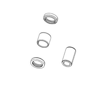 Tagaamordi remondikomplekts Rockshox mounting hardware 1/2" 8x20mm