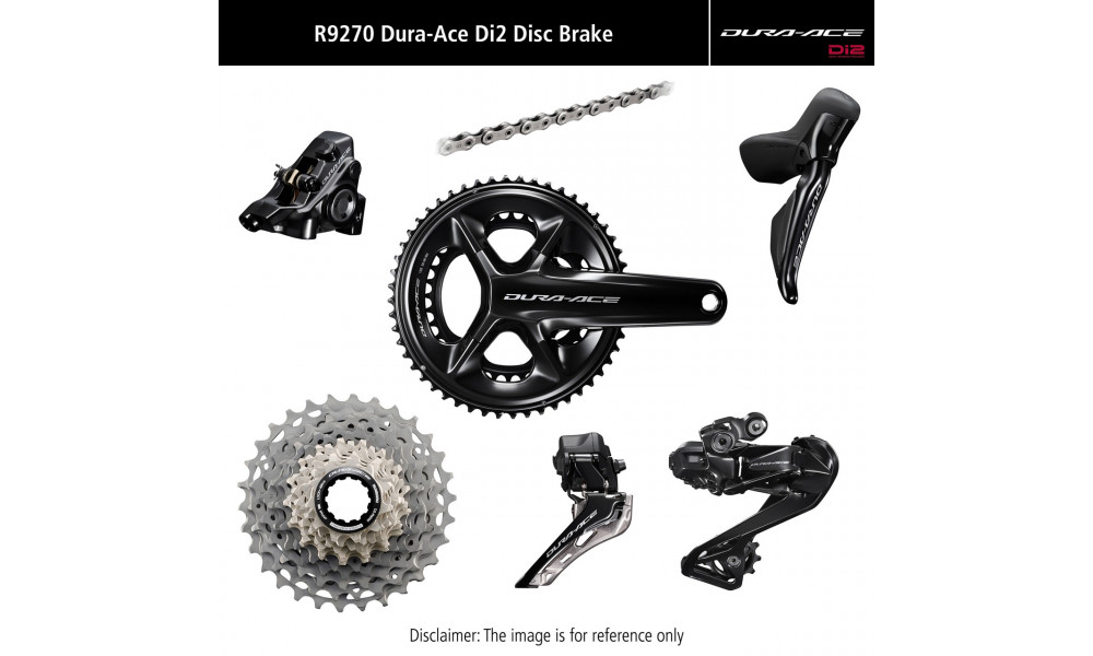 Rühmaülekande osade komplekt Shimano DURA-ACE Di2 R9270 Disc brakes 172.5mm 50x34T 